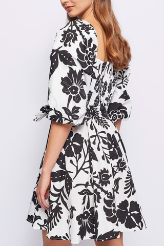 Vestido estilo patinadora - Preto