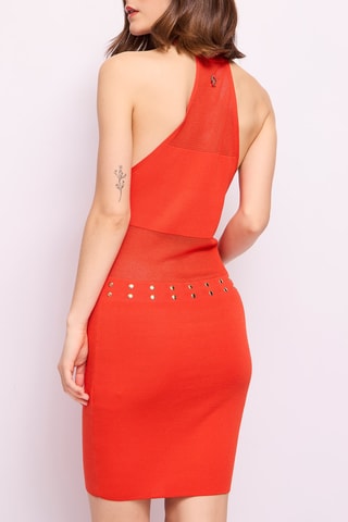 Vestido justo- Laranja