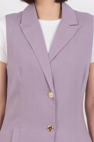 Mouwloos Jasje - Lichtpaars