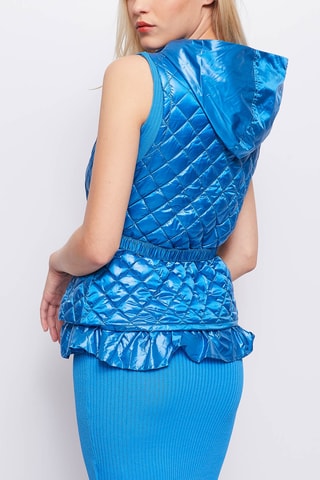 Colete acolchoado - Azul-cobalto