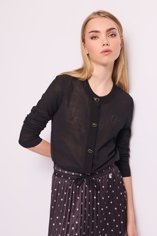 Casaco de malha - Preto