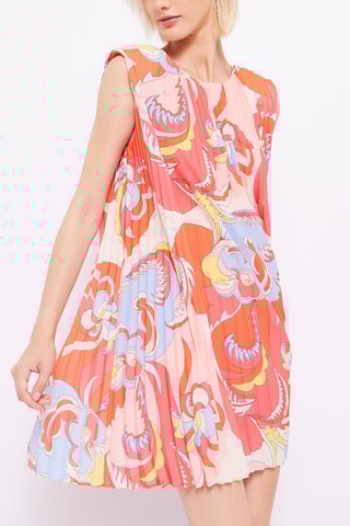 Vestido trapézio - Rosa