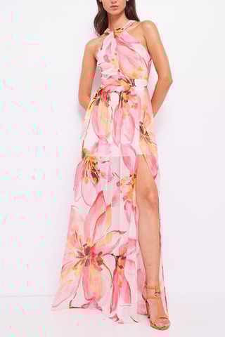 Vestido comprido- Rosa