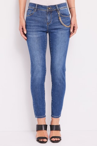 Calças de ganga - Azul-celeste