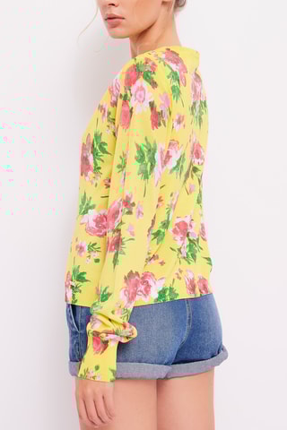 Casaco de malha - Amarelo