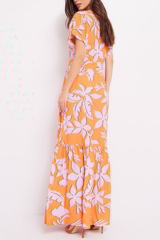 Vestido comprido- Laranja