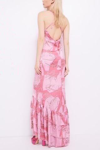 Vestido comprido- Rosa