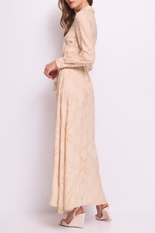 Vestido-camisa - Bege