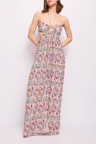 Vestido comprido- Rosa