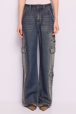 Calças de ganga - Azul-escuro