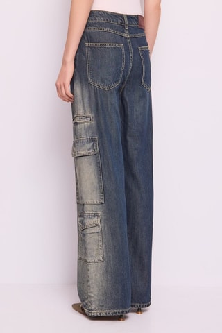 Calças de ganga - Azul-escuro