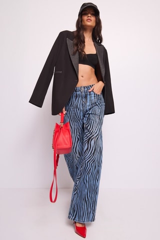 Calças de ganga - Azul-celeste