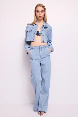 Jeans Hoge Taille - Hemelsblauw