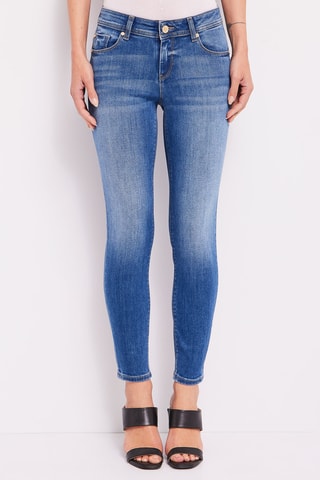 Calças de ganga - Azul-celeste