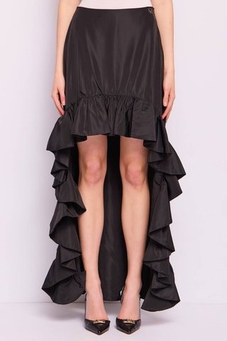 Asymmetrische Rok - Zwart