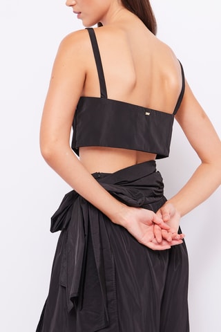 Crop top - Zwart