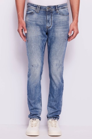 Calças de ganga - Azul-celeste