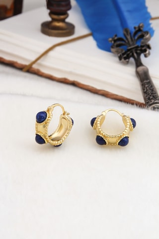 Brincos - Lápis-lazúli