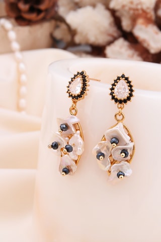 Oorbellen - Parelmoer