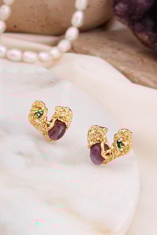 Oorbellen - Amethisten