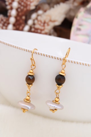 Oorbellen - Parelmoer