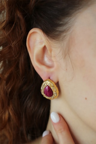 Oorbellen - Agaten en Zirkonia’s