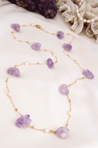 Lange Ketting - Amethisten