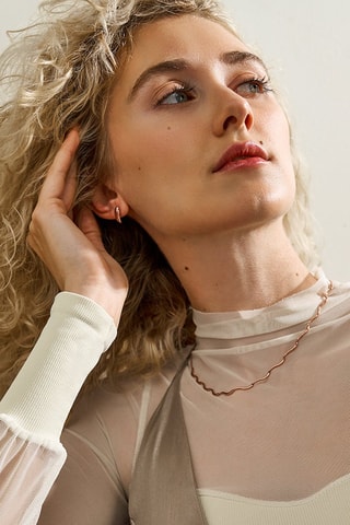 Boucles d'oreilles - Doré rose