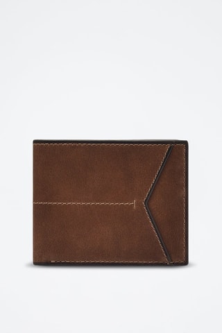 Portefeuille en cuir Jayden - Marron