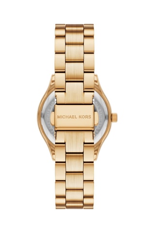 Coffret montre à quartz en acier, bracelet et boucles d'oreilles