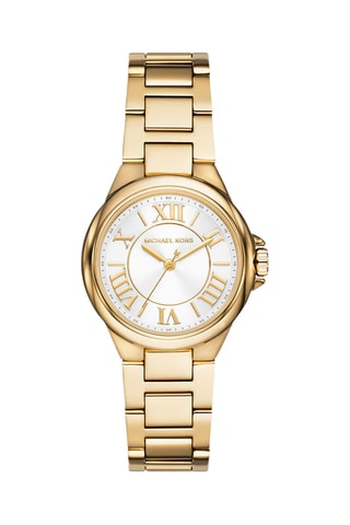 Montre à quartz en acier - Doré