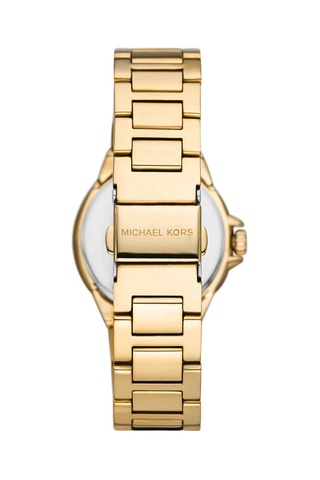 Montre à quartz en acier - Doré