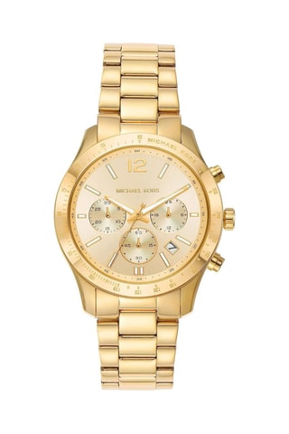 Montre à quartz en acier - Chronographe  - Doré