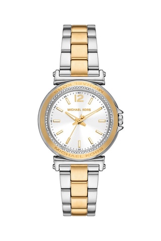 Montre à quartz en acier - Argenté et doré