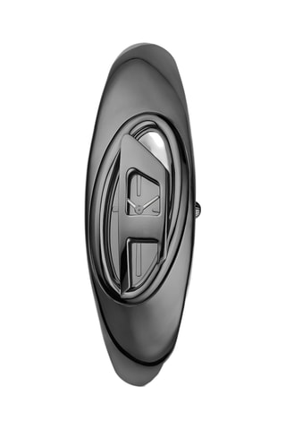 Montre à quartz en acier - Noir