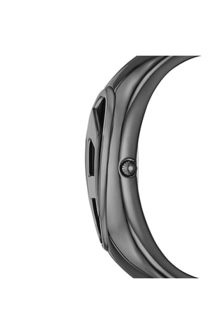 Montre à quartz en acier - Noir