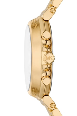 Montre à quartz en acier inoxydable - Chronographe - Doré