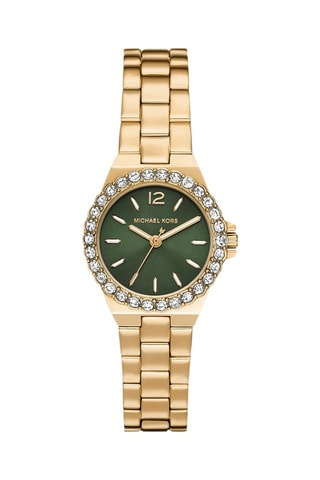 Montre à quartz en acier - Doré