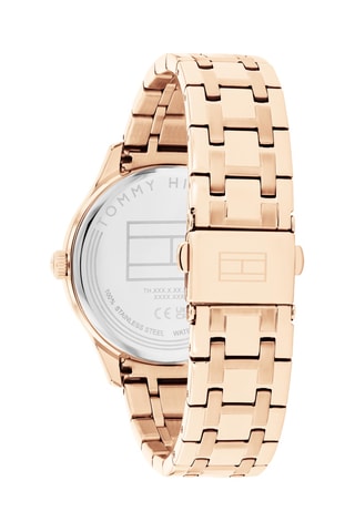 Montre à quartz en acier - Doré