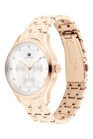 Montre à quartz en acier - Doré