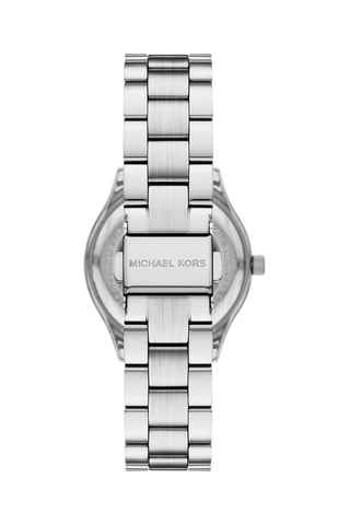 Coffret montre à quartz en acier, bracelet et boucles d'oreilles