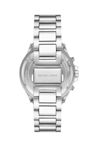 Montre à quartz en acier - Chronographe - Argenté et doré