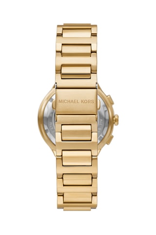 Montre à quartz en acier - Chronographe - Doré