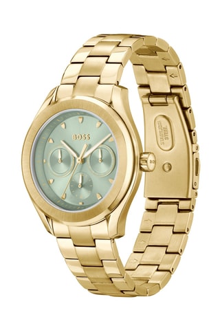 Montre en acier - Chronographe - Doré