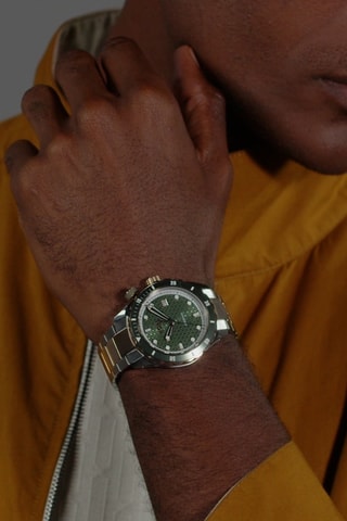 Montre automatique doré à l'or rose