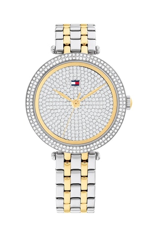 Montre à quartz en acier inoxydable - Argenté et doré