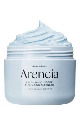 Limpiador exfoliante Fresh Blue Hyssop rice mochi - Para pieles normales a secas, sensibles y mixtas - 120 ml