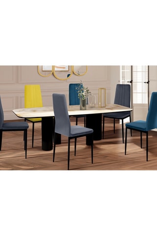 6 chaises Jade - 39 x 96 x 41,5 cm