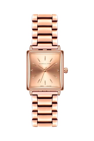 Stalen Quartz Horloge Florence- Roségoudkleurig