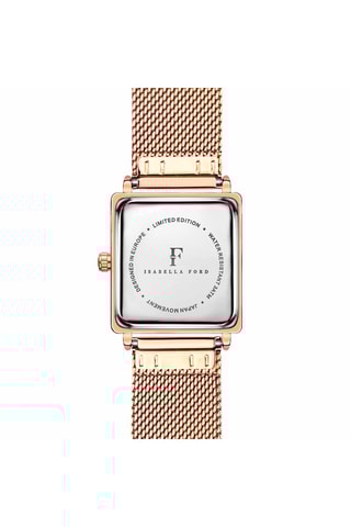 Stalen Quartz Horloge Florence